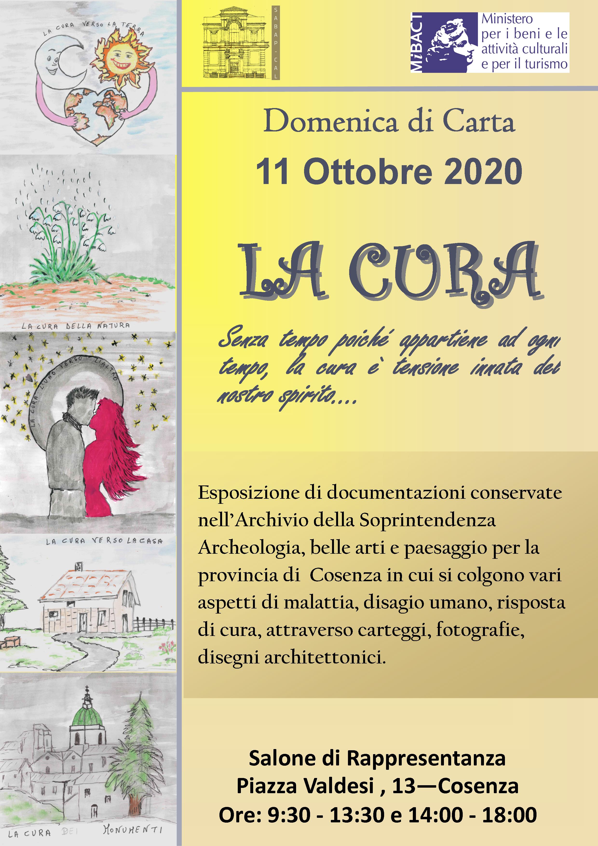 LA CURA - Domenica di Carta